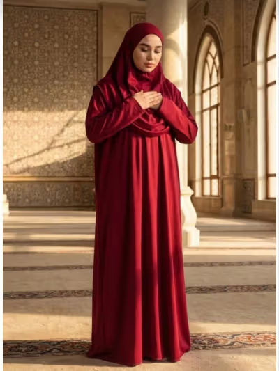 Elegant Modest Muslim Prayer Dress for Women